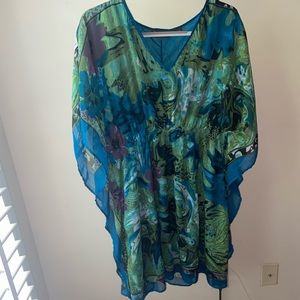 Batwing / Kimono style colorful dress